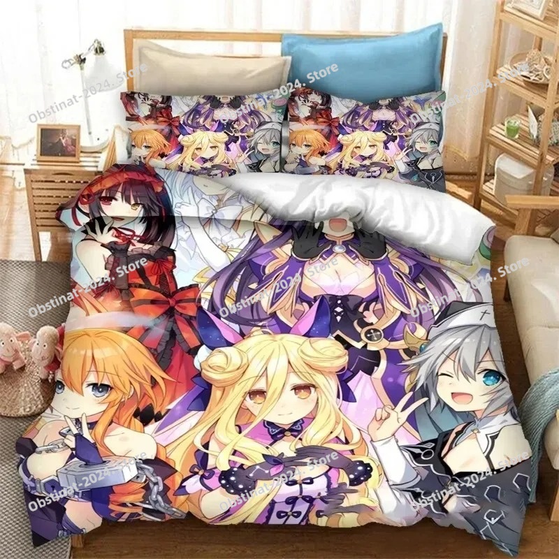 Home Textiles Classic Fashion - 3D Baskılı Anime Date A Live