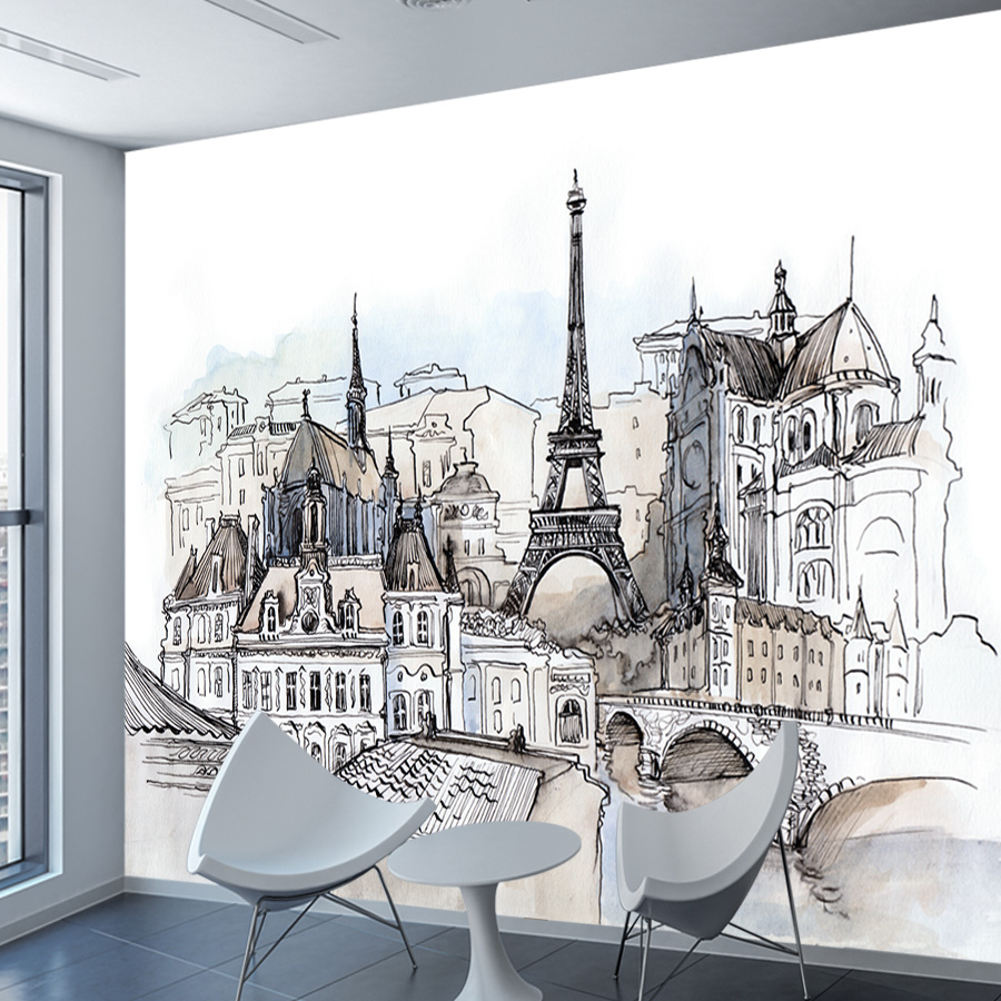 Home Textiles City - Modern Özel Yapım Kendinden Yapışkanlı PVC