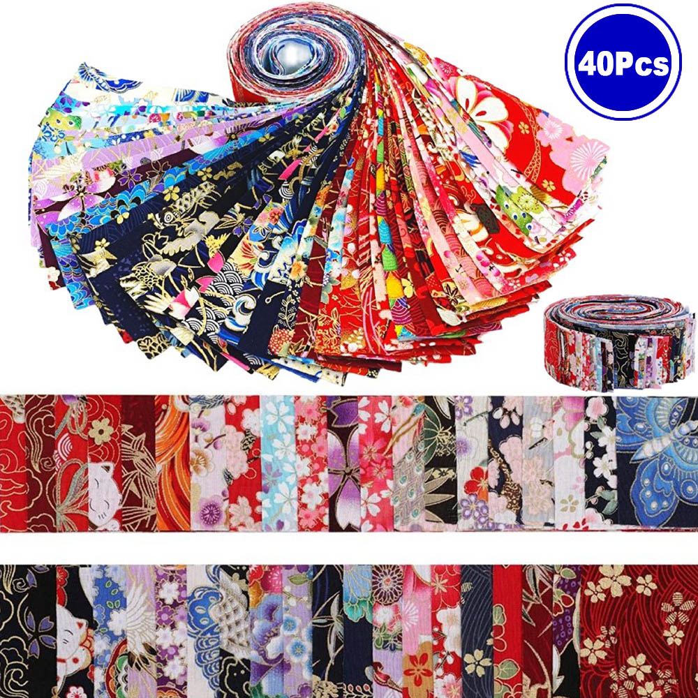 Japanese Home Textiles - Japon Şeritler Kumaş % 100% Pamuk