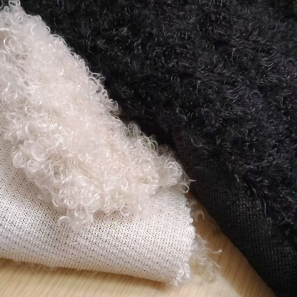 Home Textiles Classic Fashion - Klasik kuzu desenli sentetik kürk kumaş