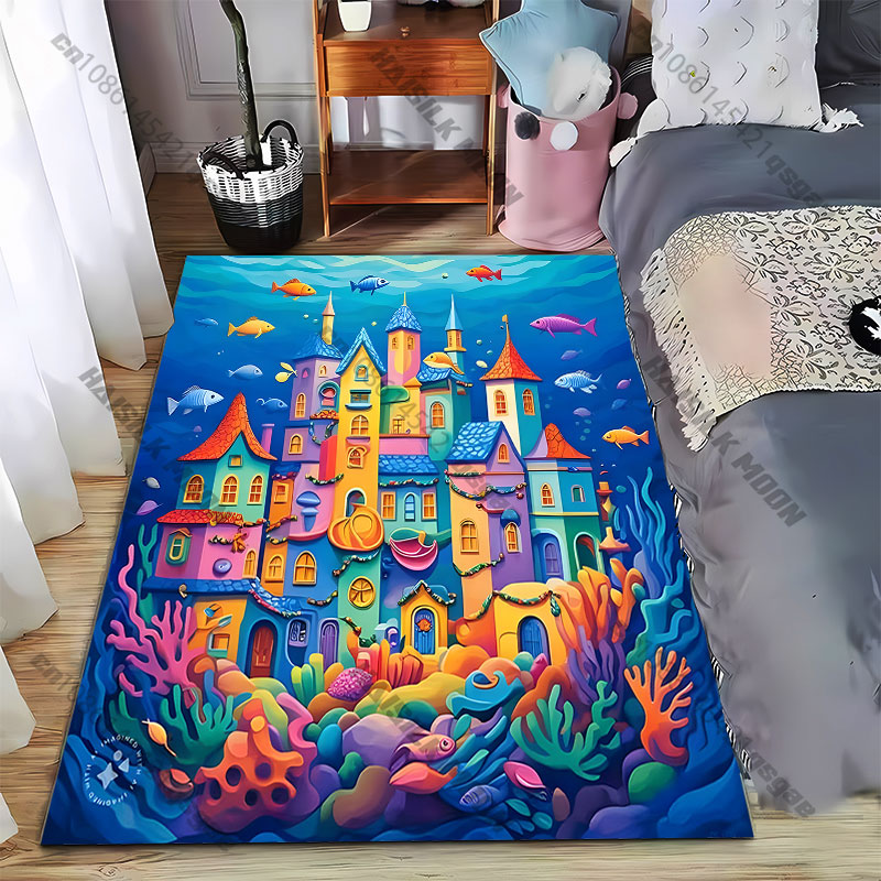 Home Textiles City - Canlı renklerle dolu su altı şehri