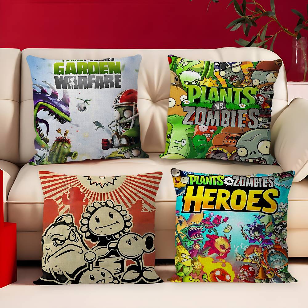 Home Textiles Classic Fashion - Klasik Oyun P-Plants Vs Z-Zombies Yastık