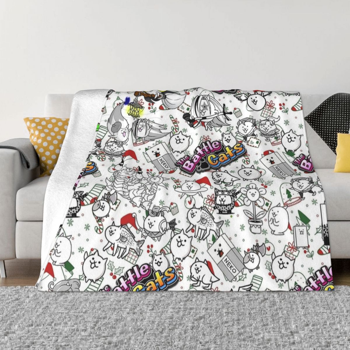 Battle Cats Oyun Battaniyeleri - Home Textiles Super Soft incelemesi ve fiyatı