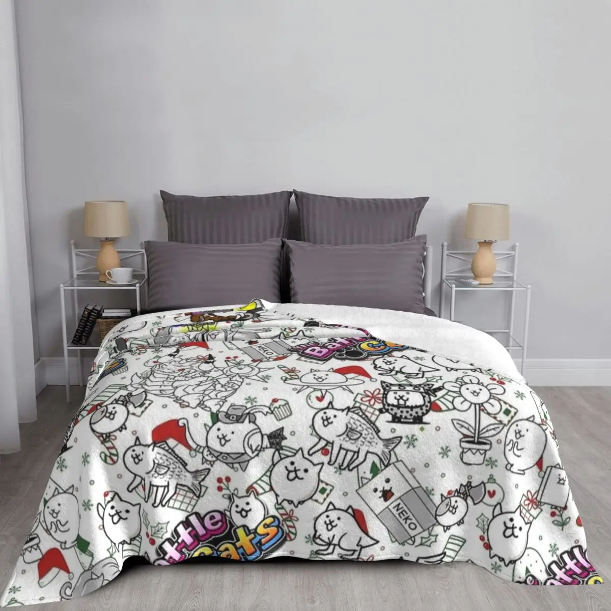 Battle Cats Oyun Battaniyeleri - Home Textiles Super Soft incelemesi ve fiyatı