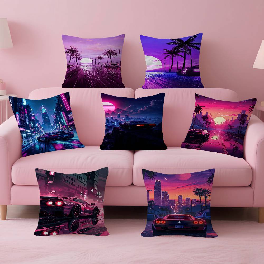Neon Gece Şehir Manzarası 80'l - Home Textiles City incelemesi ve fiyatı