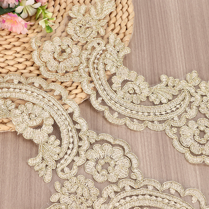 1Yard 4.7 cm Geniş Zarif Altın - Home Lines Textiles incelemesi ve fiyatı