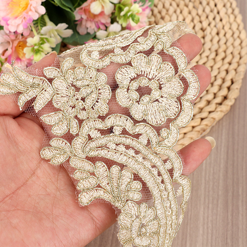 1Yard 4.7 cm Geniş Zarif Altın - Home Lines Textiles incelemesi ve fiyatı