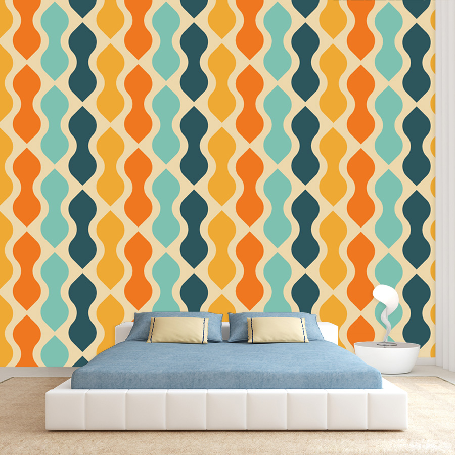 15+ Retro Geometri Gökkuşağı H - Home Lines Textiles incelemesi ve fiyatı