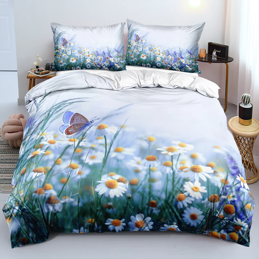 3D Tasarım Çiçekler Nevresim T - Linen Duvet Cover incelemesi ve fiyatı
