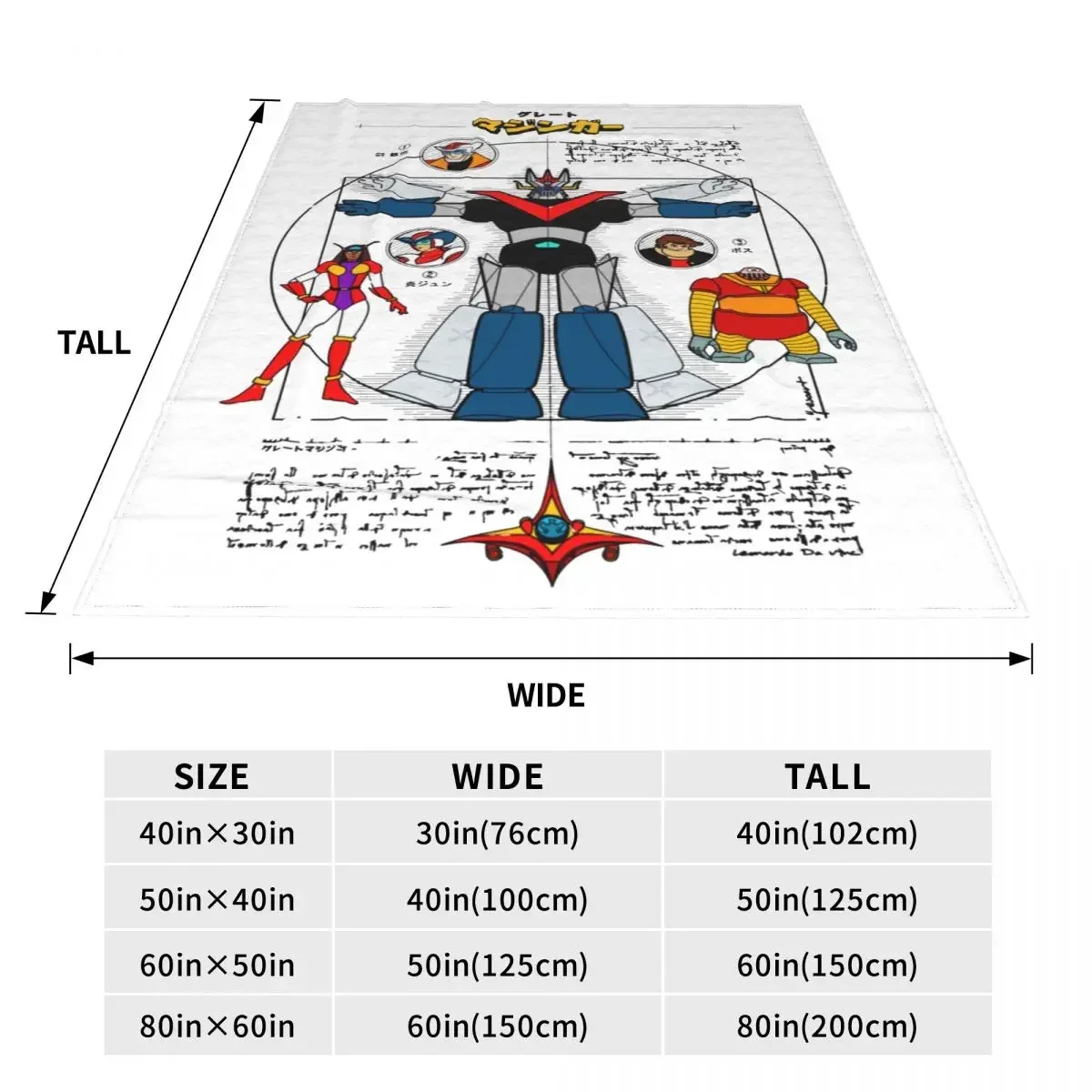 Mazinger Z Robot Tranzor Z Mer - Home Textiles Super Soft incelemesi ve fiyatı